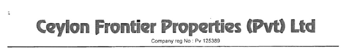 Ceylon Frontier Properties (Pvt) Ltd