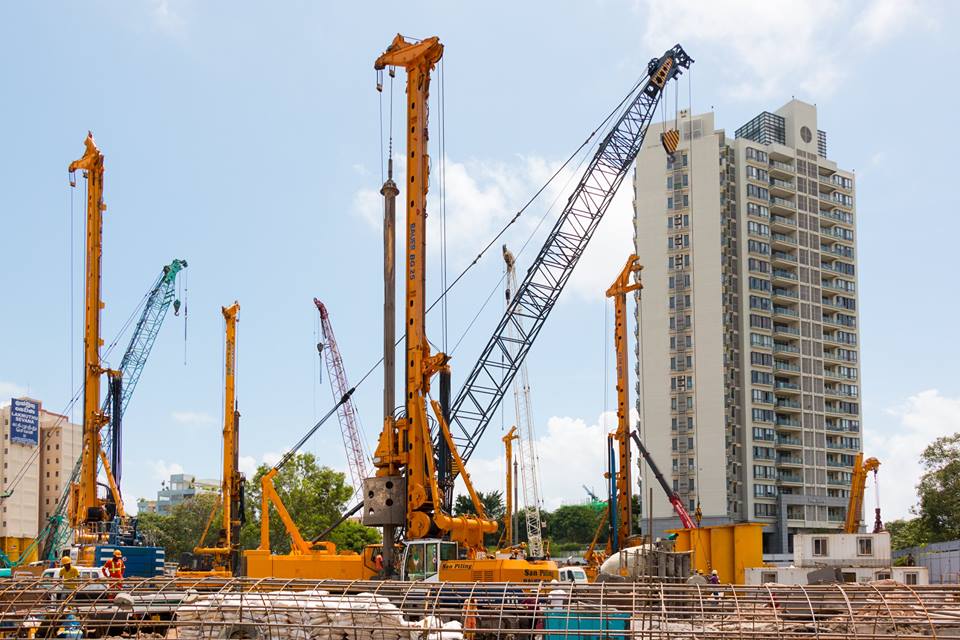 Piling Works for Havelock City Phase - V, Colombo 06