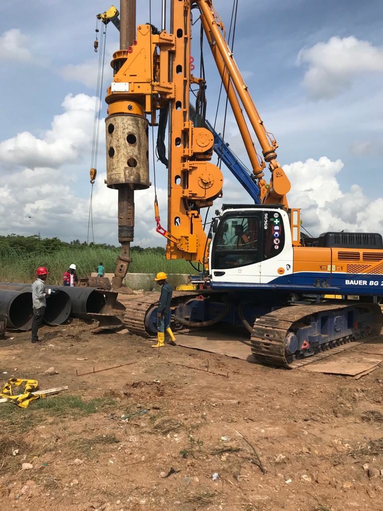 Piling & Foundation Works of New Tower Kerawalapitiya, Kotugoda Transmission Line for CEB