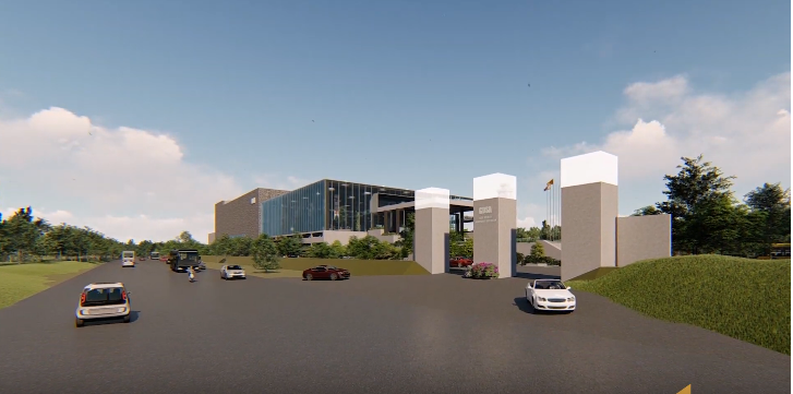 Proposed Auditorium for District Secretariat at Galle for Sanken Construction (Pvt) Ltd